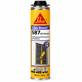 Sika Boom&reg;-587 All Seasons &mdash; поліуретанова всесезонна саморозширювана монтажна піна для нанесення пістолетом (750 мл), 750 мл