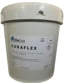 Мембрана однокомпонентна акрил-поліуретанова DIACON CURA FLEX 25 кг сіра (гідроізоляційне покриття)