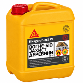 Sikagard&reg;-262 W &ndash; вогнебіозахист для деревини на водній основі для внутрішніх робіт, 5 л