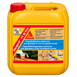 Sikagard&reg;-71 W Pro &ndash; гідрофобізуюче просочення для фасадів і мінеральних поверхонь, Безбарвний, 1 л