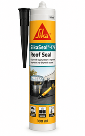 SikaSeal&reg; -173 Roof Seal Битумно-полимерный герметик для кровель, черный (300 мл), Черный, 300 мл