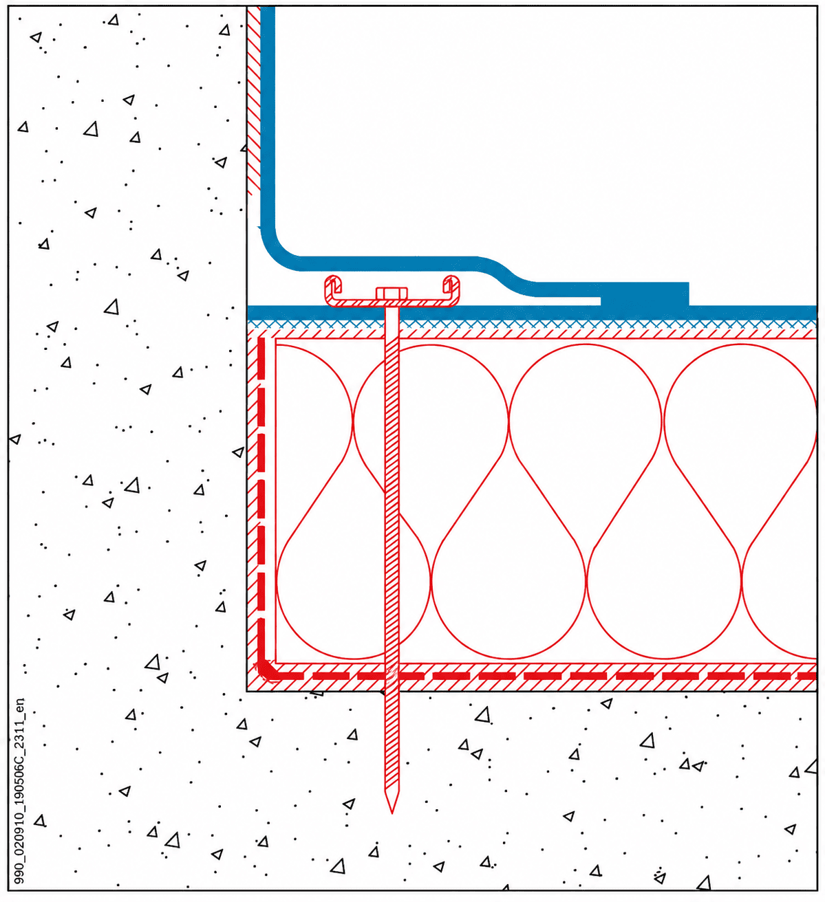 Adhered roof systems – peel stop without Sarnafil® T Welding Cord